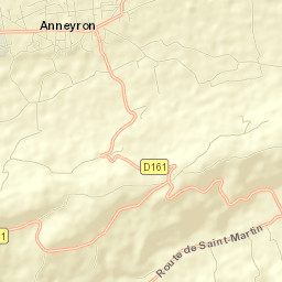 Anneyron Street Map