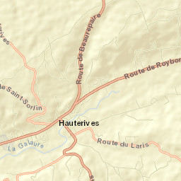 Hauterives Street Map
