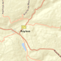 Roybon Street Map