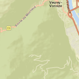 Veurey-Voroize Street Map