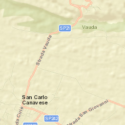 San Carlo Canavese Street Map