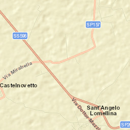Sant'Angelo Lomellina Street Map