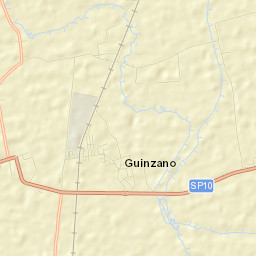 Guinzano Street Map