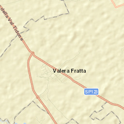 Valera Fratta Street Map