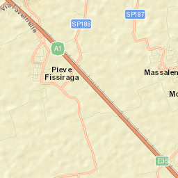 Pieve Fissiraga Street Map
