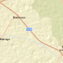 Turano Lodigiano Street Map