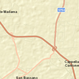 Cappella Cantone Street Map