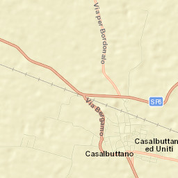 Casalbuttano Street Map