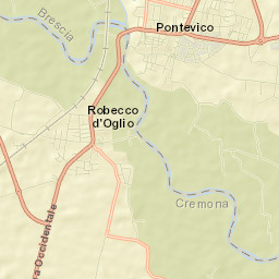 Robecco d'Oglio Street Map