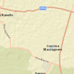 Seniga Street Map