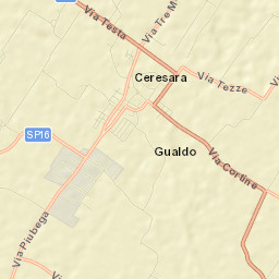 Ceresara Street Map