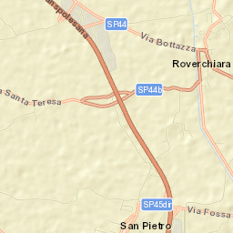 Roverchiara Street Map