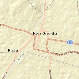 Nova Gradiška Street Map