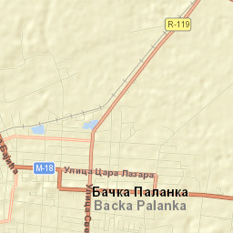 Bačka Palanka Street Map