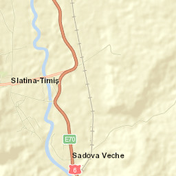 Comuna Slatina-Timiş Street Map