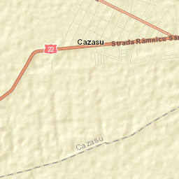 Comuna Cazasu Street Map