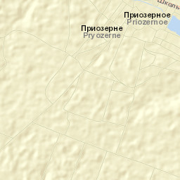 Priozyornoye Street Map