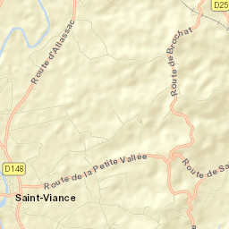 Saint-Viance Street Map