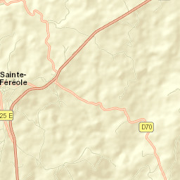 Sainte-Féréole Street Map