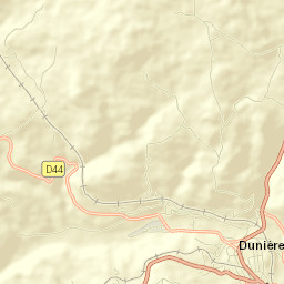 Dunières Street Map