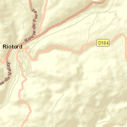 Riotord Street Map
