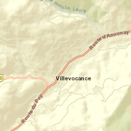 Villevocance Street Map