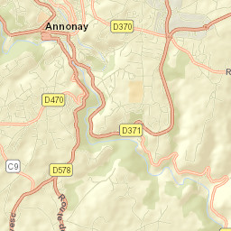 Annonay Street Map