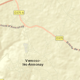 Vernosc-lès-Annonay Street Map