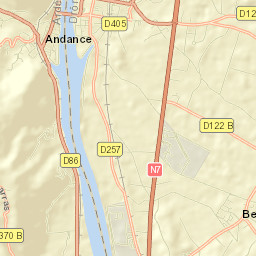 Andance Street Map