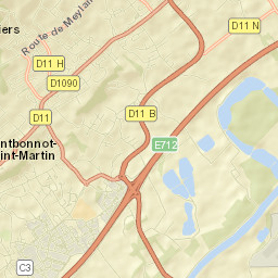Montbonnot-Saint-Martin Street Map