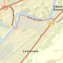 Le Versoud Street Map