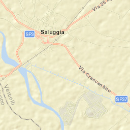 Saluggia Street Map