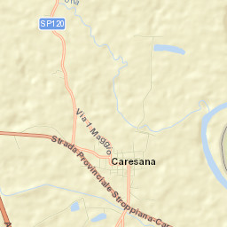 Caresana Street Map