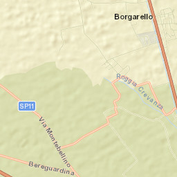 Borgarello Street Map