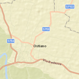 Ostiano Street Map