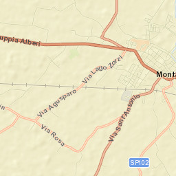 Montagnana Street Map
