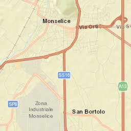 Monselice Street Map