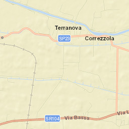 Correzzola Street Map