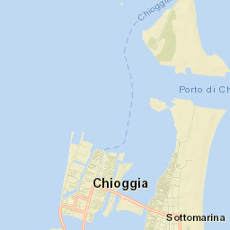 Chioggia Street Map