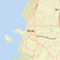 Poreč-Parenzo Street Map