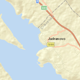 Jadranovo Street Map