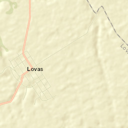 Lovas Street Map