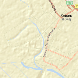 Kovilj Street Map
