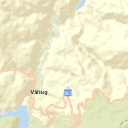 Comuna Văliug Street Map