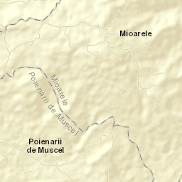 Comuna Poienarii de Muscel Street Map