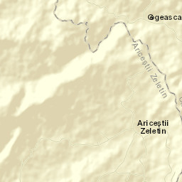 Comuna Ariceştii Zeletin Street Map