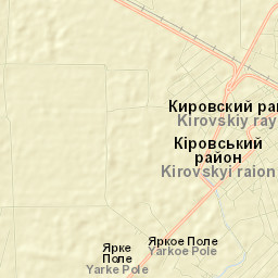 Kirovskoye Street Map