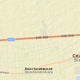Anastasiyevskaya Street Map