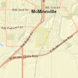 McMinnville Street Map
