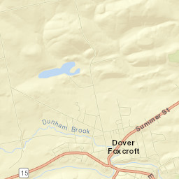 Dover-Foxcroft Street Map